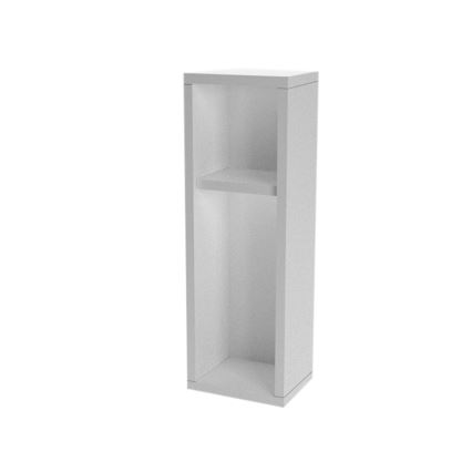 Sängbord TURRA 65x20 cm vit