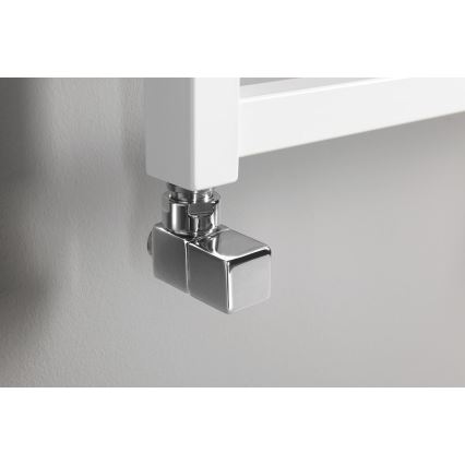 Sapho - Anslutningssats för vinkelventiler CUBE, 2 st, polerad krom