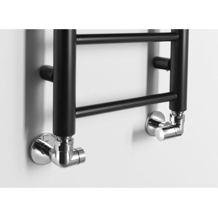 Sapho - Badrumsradiator DINA 278W 30x138 cm matt svart