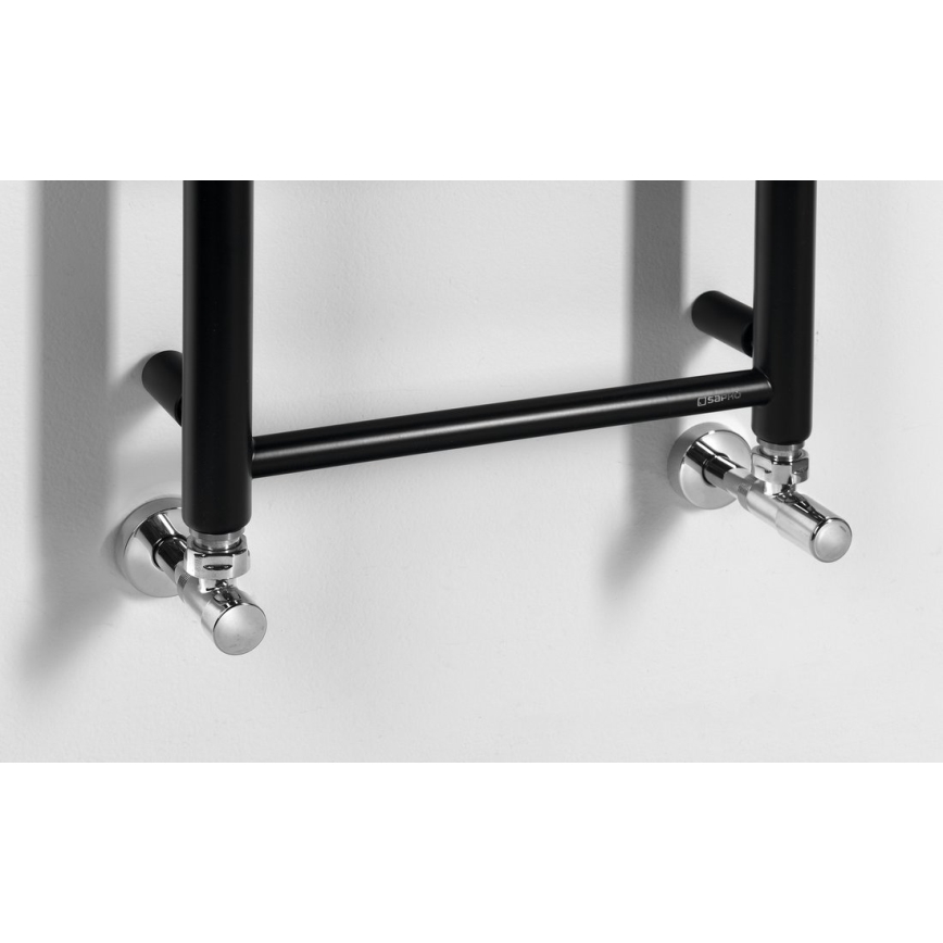 Sapho - Badrumsradiator DINA 334W 35x168 cm matt svart