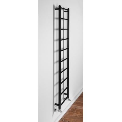 Sapho - Badrumsradiator DINA 334W 35x168 cm matt svart