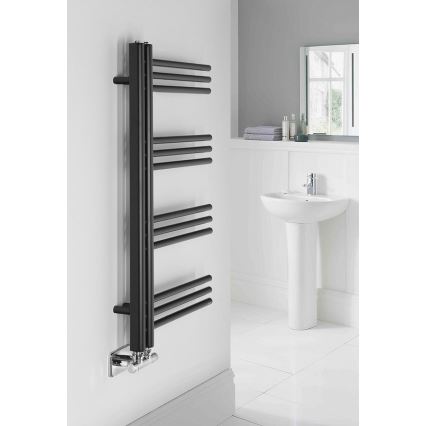 Sapho - Badrumsradiator DORLION 300W/230V 50x90 cm matt svart