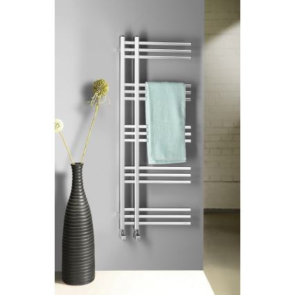 Sapho - Badrumsradiator MAGDALENA 408W/230V 50x120 cm blank krom