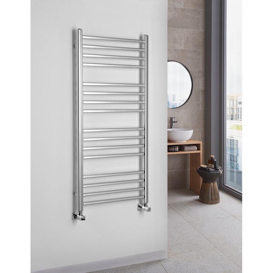 Sapho - Badrumsradiator METRO 347W/230V 50x120 cm polerad krom
