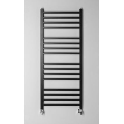 Sapho - Badrumsradiator METRO 386W/230V 50x120 cm matt svart
