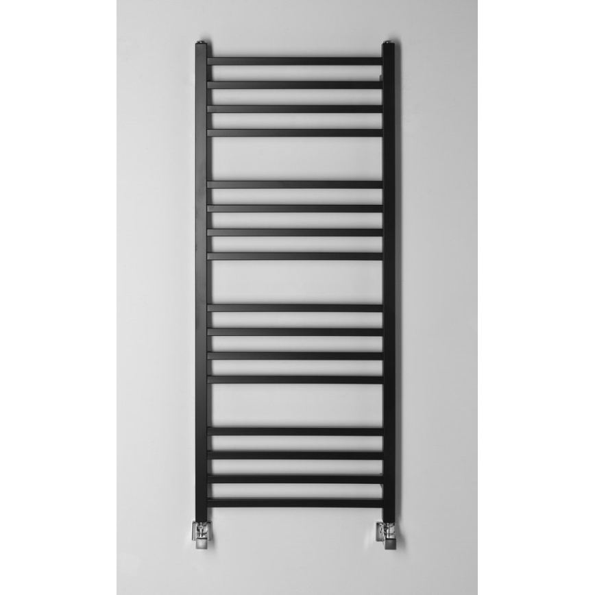 Sapho - Badrumsradiator METRO 386W/230V 50x120 cm matt svart