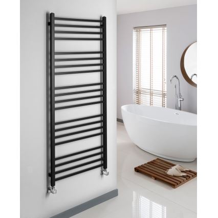 Sapho - Badrumsradiator METRO 557 W 60 x 151 cm matt svart
