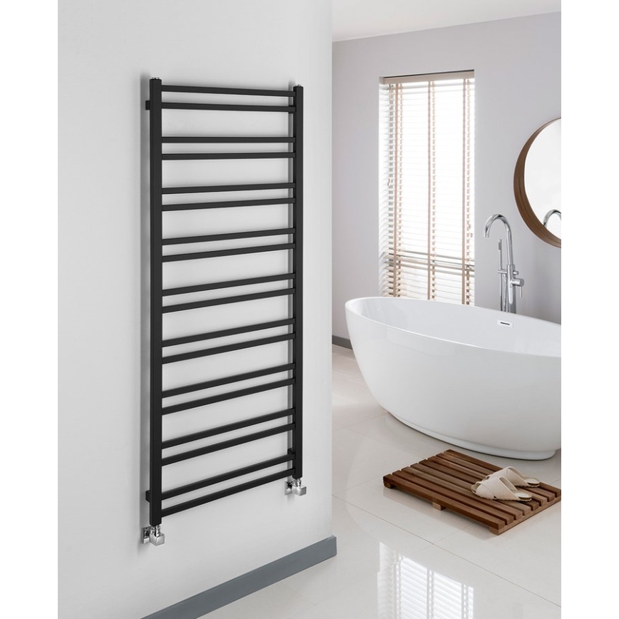 Sapho - Badrumsradiator METRO DOS 476W/230V 55x143 cm matt svart