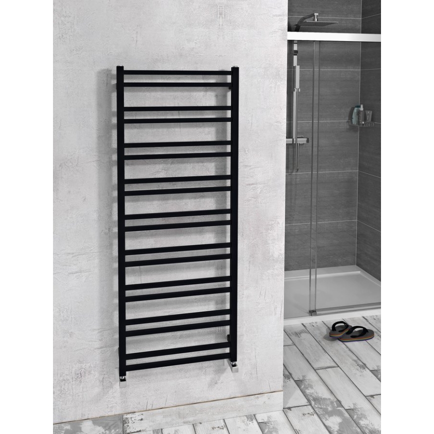 Sapho - Badrumsradiator METRO DOS 476W/230V 55x143 cm matt svart