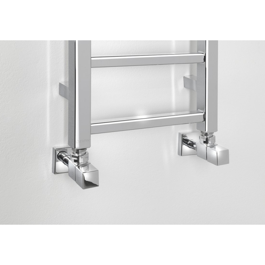 Sapho - Badrumsradiator METRO LIGHT 211W/230V 30x114 cm blank krom