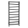 Sapho - Badrumsradiator ZIG 406W/230V 50x110 cm antracit