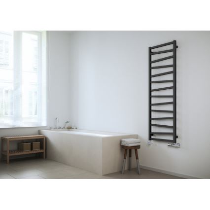 Sapho - Badrumsradiator ZIG 406W/230V 50x110 cm antracit