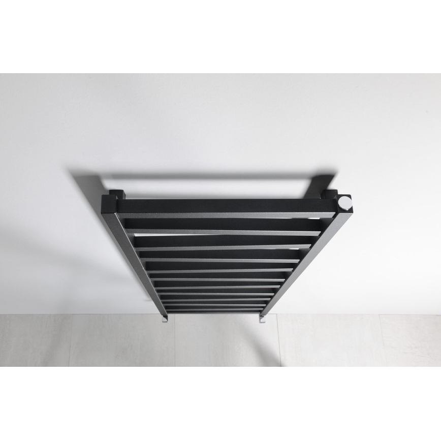 Sapho - Badrumsradiator ZIG 490W/230V 50x133 cm antracit