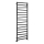 Sapho - Badrumsradiator ZIG 824W/230V 60x181 cm svart