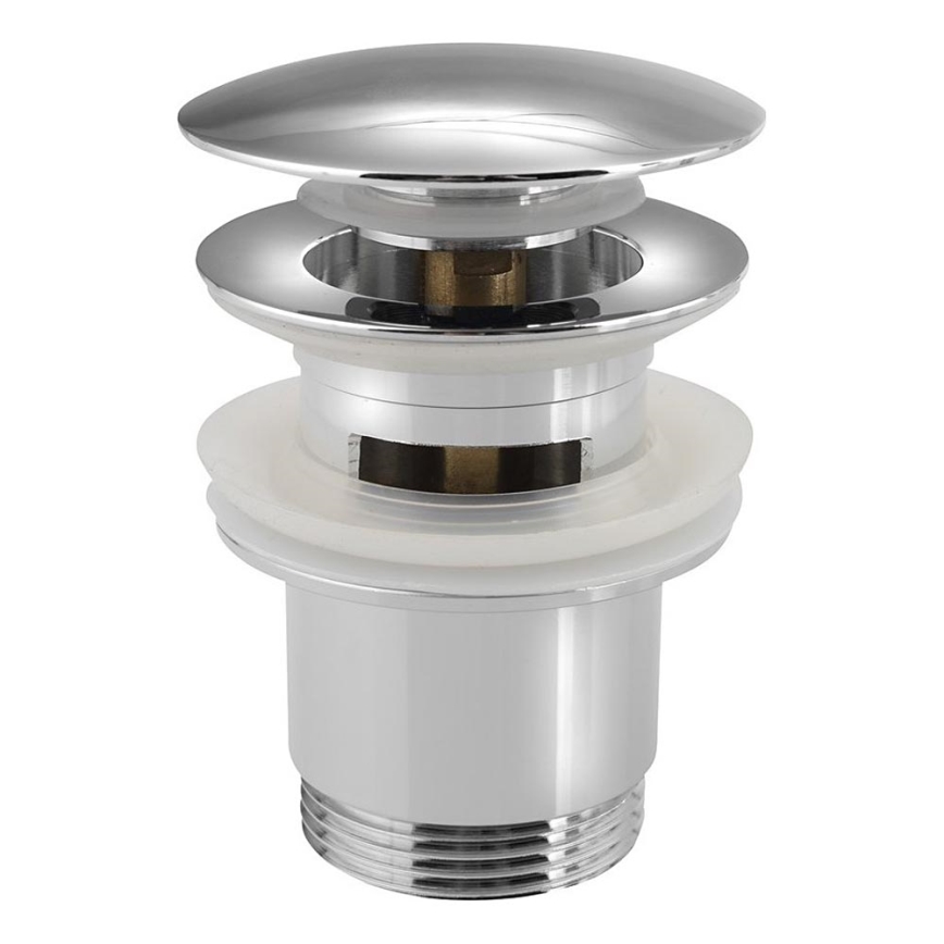 Sapho - Bottenventil för tvättställ Ø 6,7 cm, blank krom