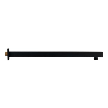 Sapho - Duscharm vinklat 40 cm matt svart