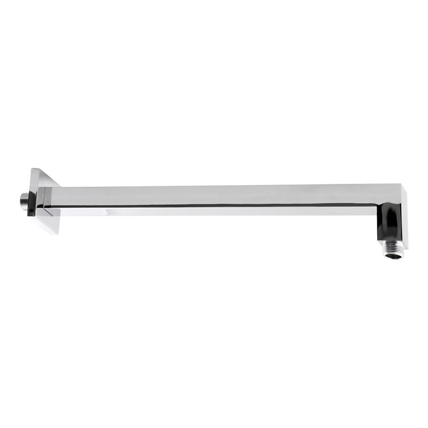Sapho - Duscharm vinklat 40 cm skinande krom