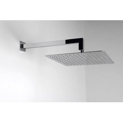 Sapho - Duscharm vinklat 40 cm skinande krom