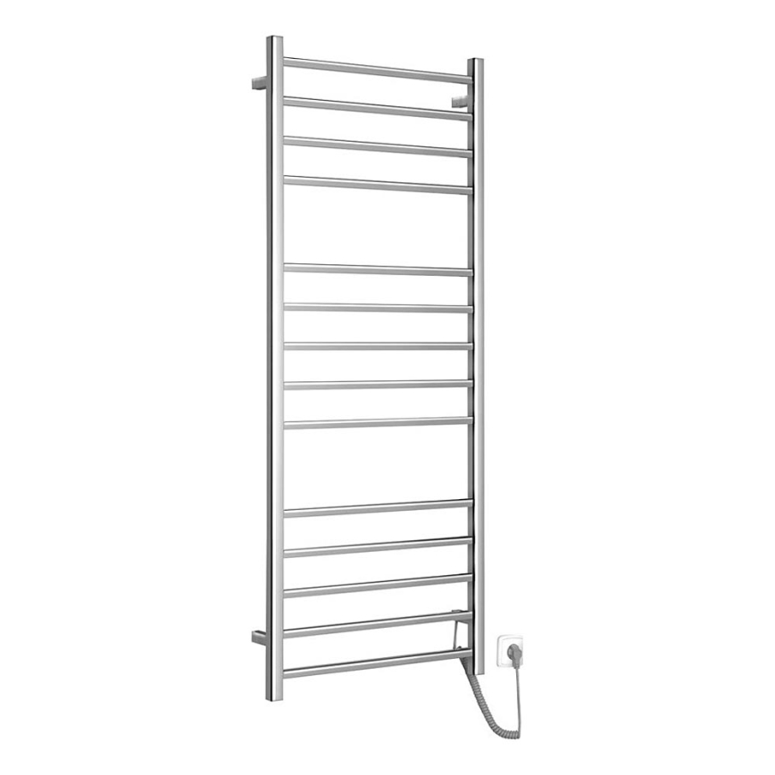 Sapho - Elektrisk handdukskena ESKINADO 130W/230V 150 cm skinande krom rätt vinklat