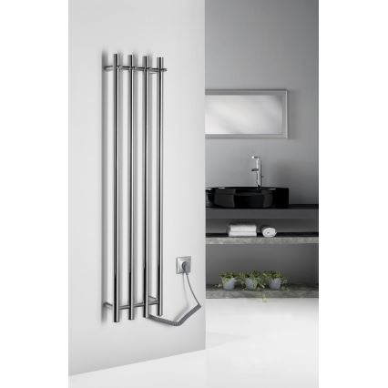 Sapho - Elektrisk handdukskena PAPINADO 85W/230V 120 cm skinande krom rätt