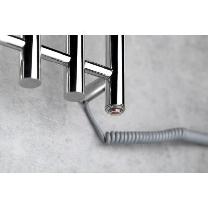 Sapho - Elektrisk handdukskena PAPINADO 85W/230V 120 cm skinande krom rätt