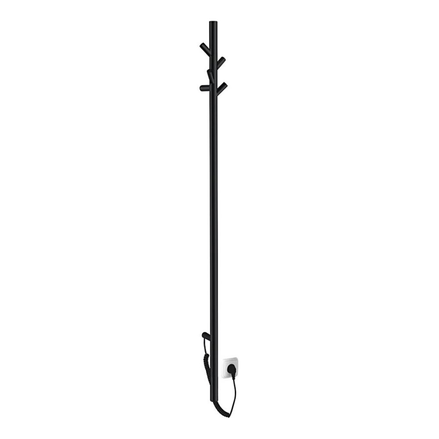 Sapho - Elektrisk handdukskena PASADOR 30W/230V 150 cm matt svart