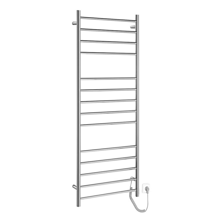 Sapho - Elektrisk handdukskena REDONDO 130W/230V 150 cm skinande krom rätt rund