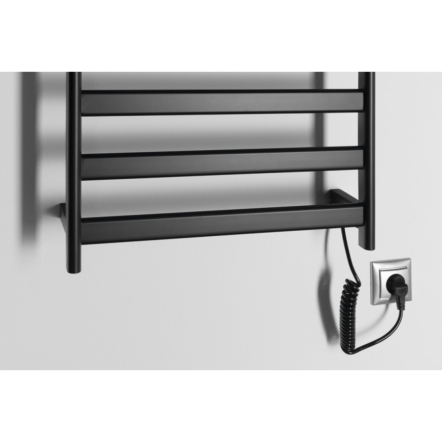 Sapho - Elektrisk handdukstork ELIAS 105W/230V 49x73 cm matt svart