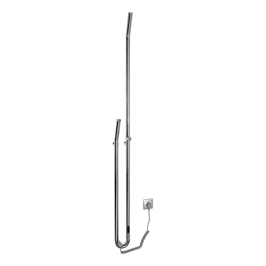 Sapho - Elektrisk handdukstork med timer DUOPASSO 45W/230V 170 cm skinande krom
