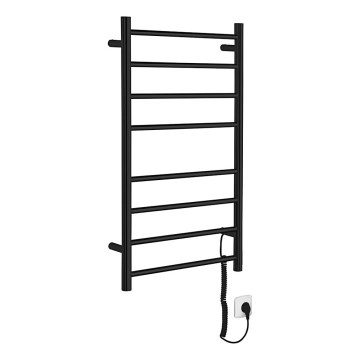 Sapho - Elektrisk handdukstork REDONDO 75W/230V 50x90 cm matt svart