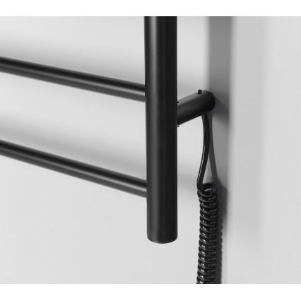 Sapho - Elektrisk handdukstork REDONDO 75W/230V 50x90 cm matt svart