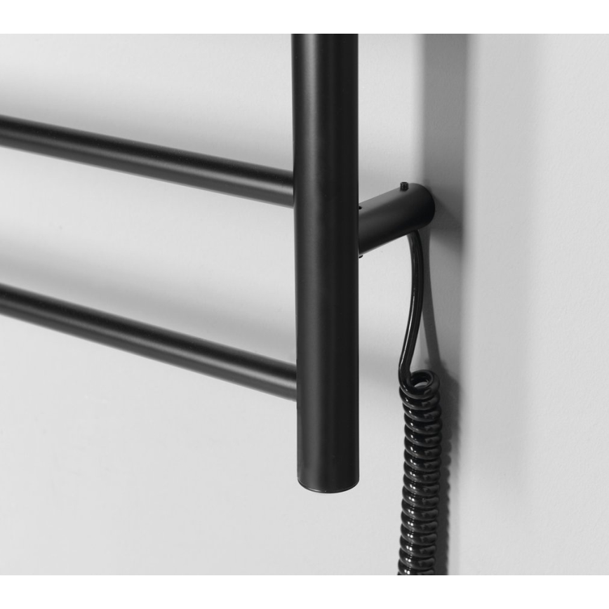 Sapho - Elektrisk handdukstork REDONDO 75W/230V 50x90 cm matt svart