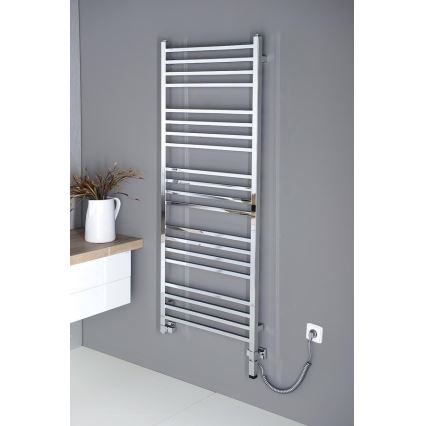 Sapho - Handdukstork METRO 497W/230V 60x153 cm blank krom
