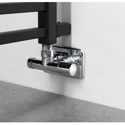 Sapho - Handdukstork METRO SPACE 525W/230V 55x143 cm matt svart