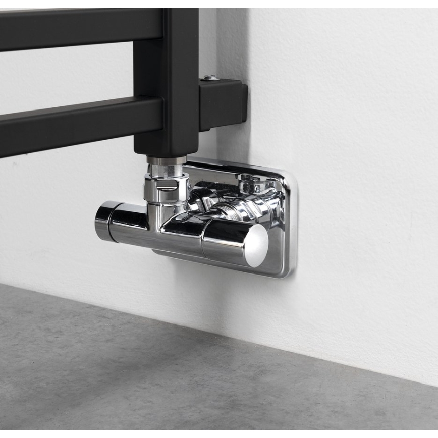 Sapho - Handdukstork METRO SPACE 525W/230V 55x143 cm matt svart