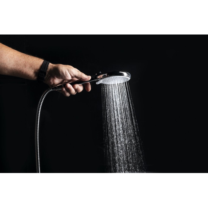 Sapho - Handhållen dush med rinse mode skinande krom