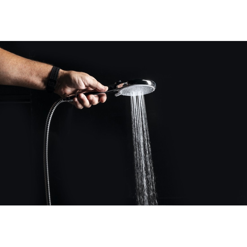 Sapho - Handhållen dush med rinse mode skinande krom