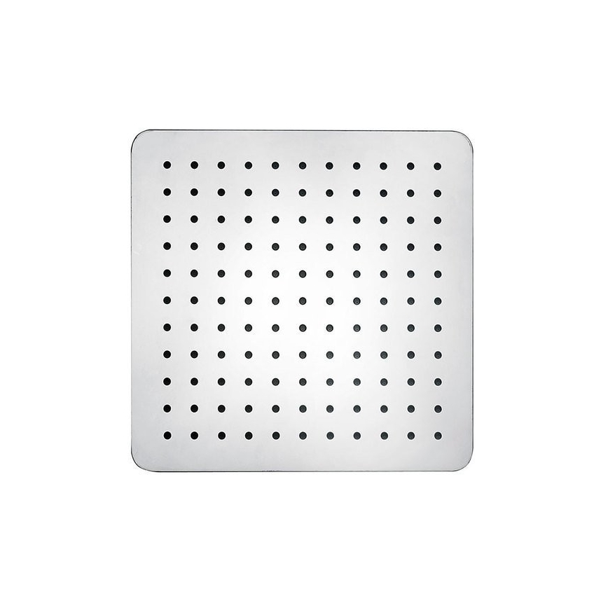 Sapho - Huvuddusch SLIM 25x25 cm polerad rostfri