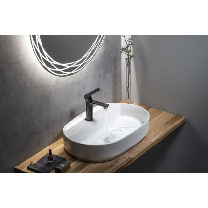 Sapho - Kran till handfat PAX 16,5 cm matt svart
