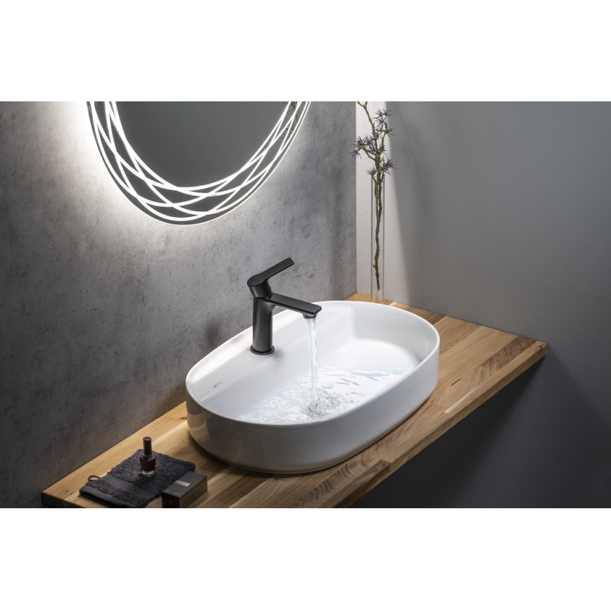 Sapho - Kran till handfat PAX 16,5 cm matt svart