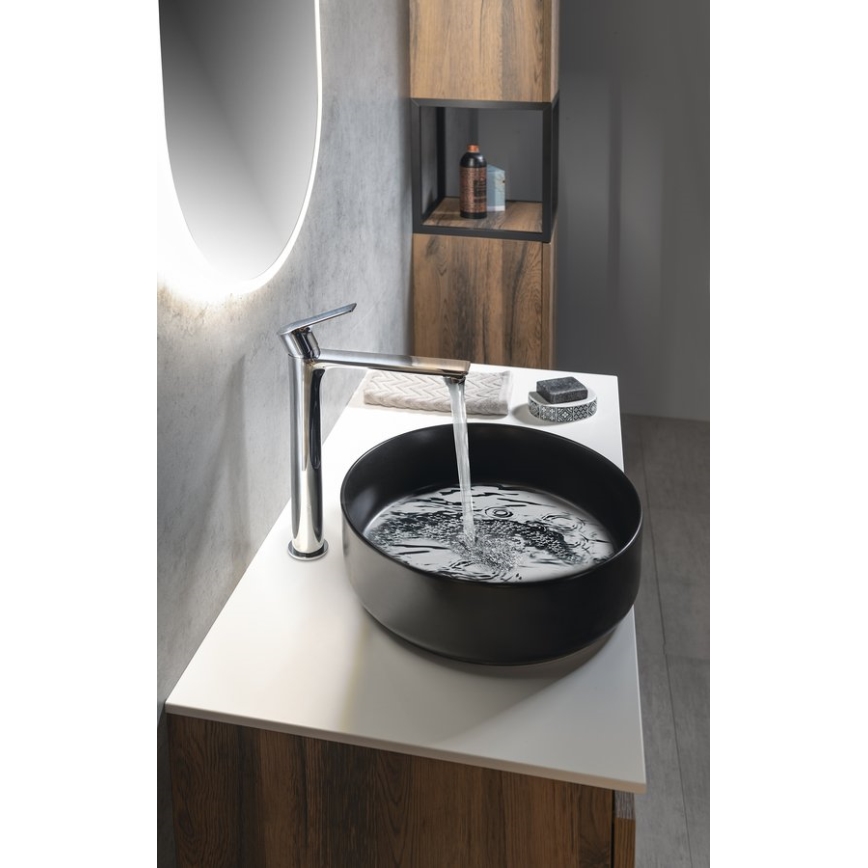 Sapho - Kran till handfat PAX 31,5 cm skinande krom