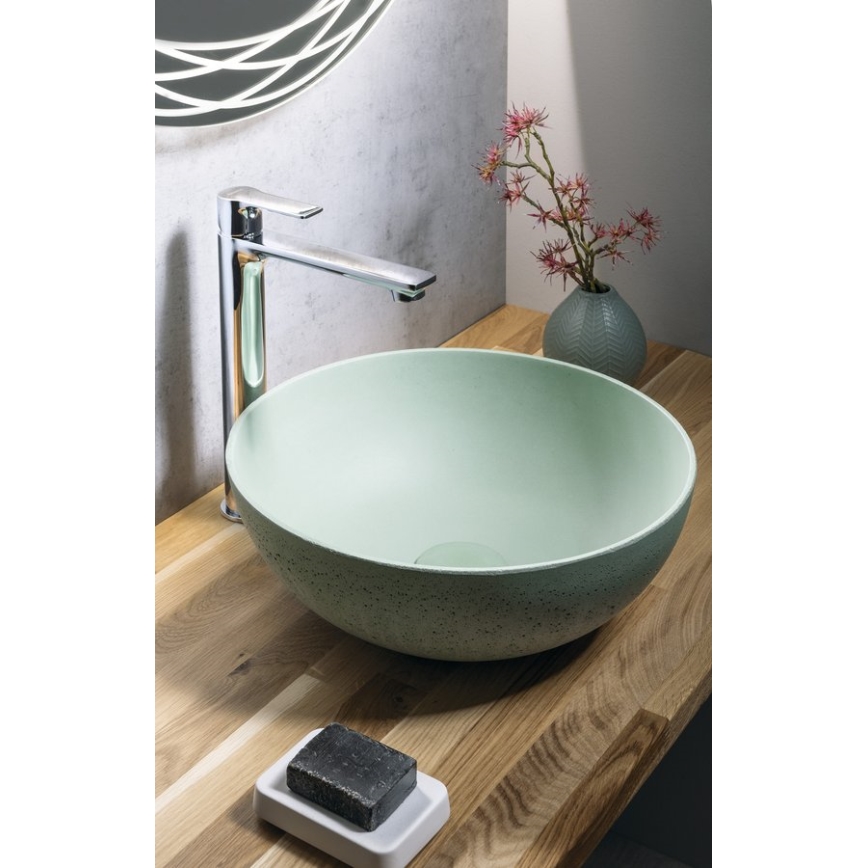Sapho - Kran till handfat PAX 31,5 cm skinande krom