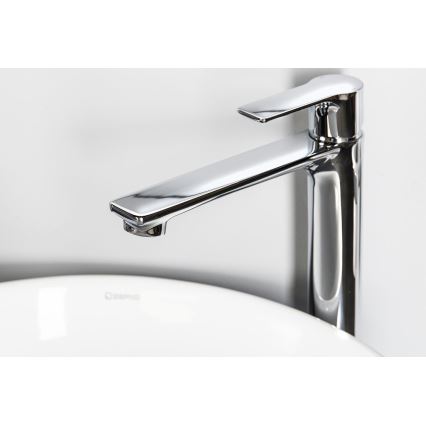 Sapho - Kran till handfat PAX 31,5 cm skinande krom