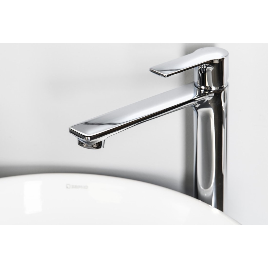 Sapho - Kran till handfat PAX 31,5 cm skinande krom