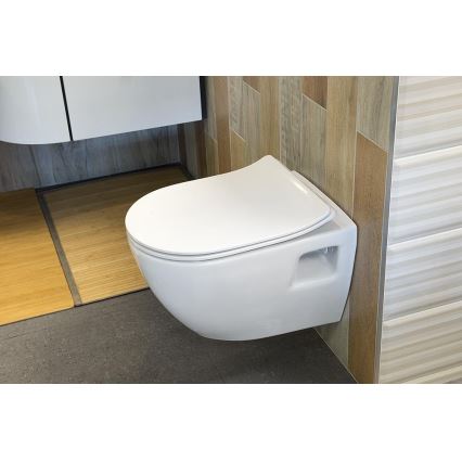 Sapho - Toalettsits SoftClose EDITA vit