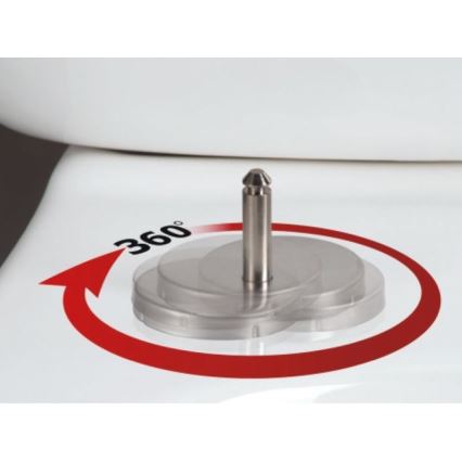 Sapho - Toalettsits SoftClose EDITA vit