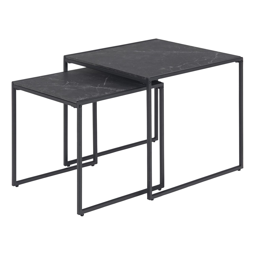 Sats med soffbord ALMA 2 delar antracit