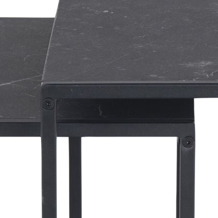Sats med soffbord ALMA 2 delar antracit