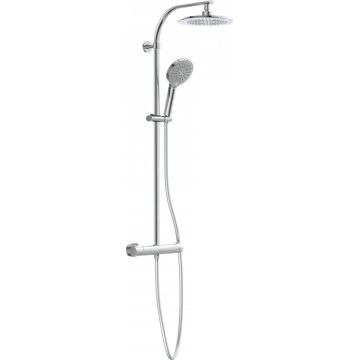 Schütte 60046 - Duschset med termostatblandare MADURA FRESH, blank krom