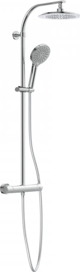 Schütte 60046 - Duschset med termostatblandare MADURA FRESH, blank krom